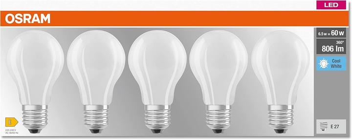 Image du produit Osram Base Led Classic A (E27, 5x)