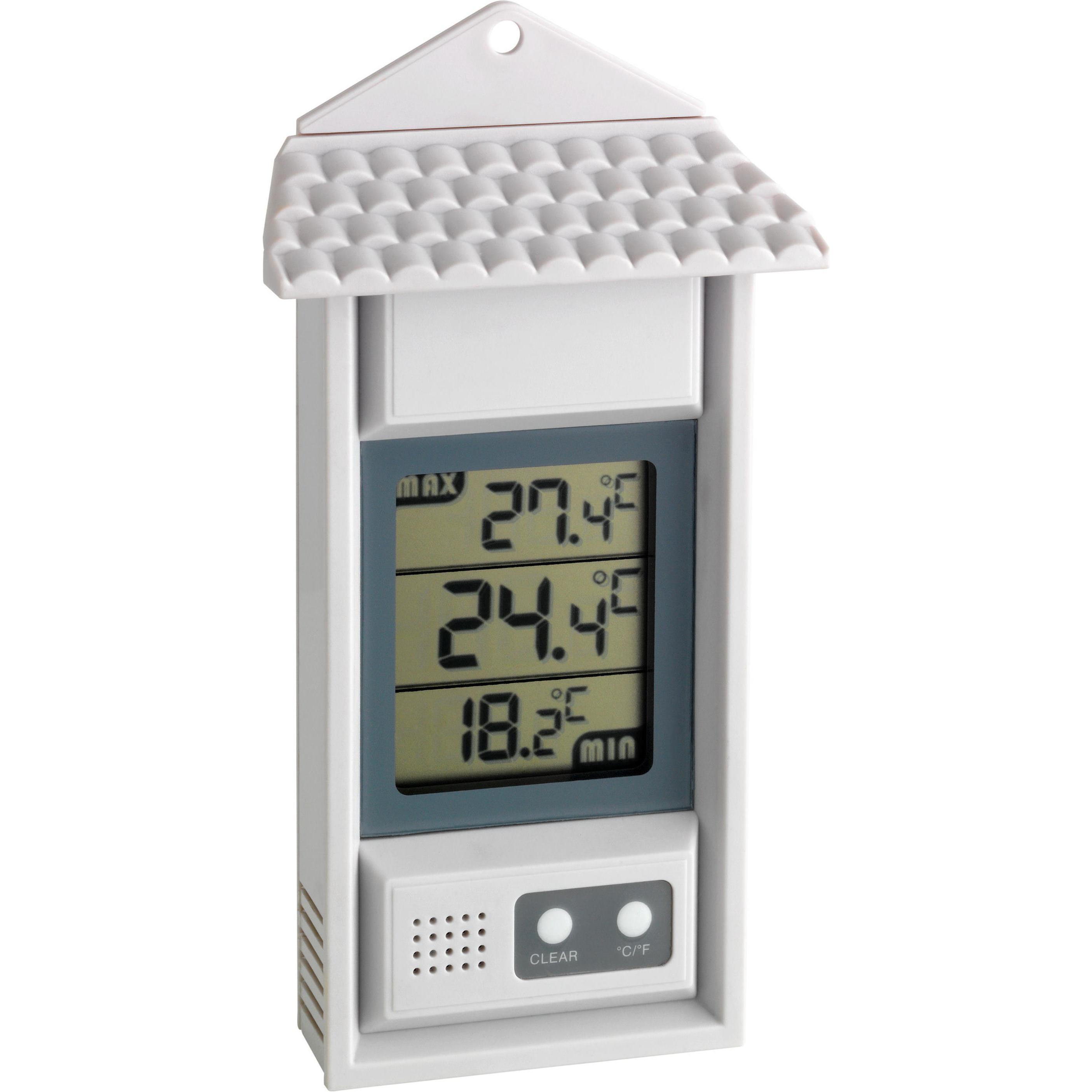 TFA Digitales Thermometer, Kühlschrank Zubehör, Weiss