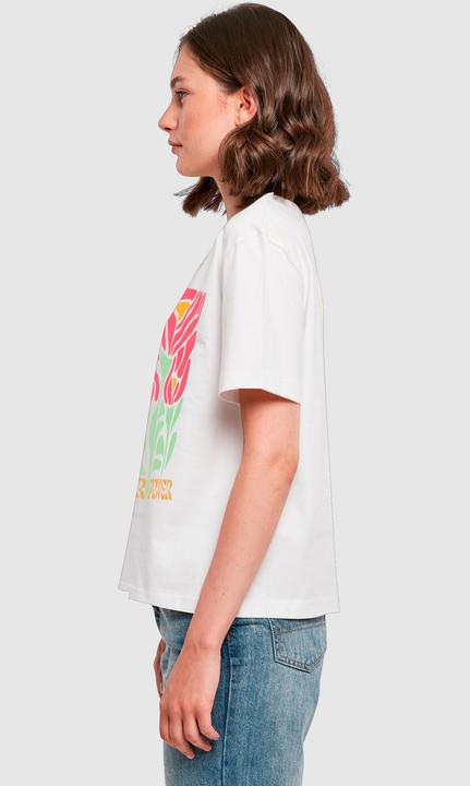 Produktbild Merchcode Ladies Flower Power Tee - 192855 (M)