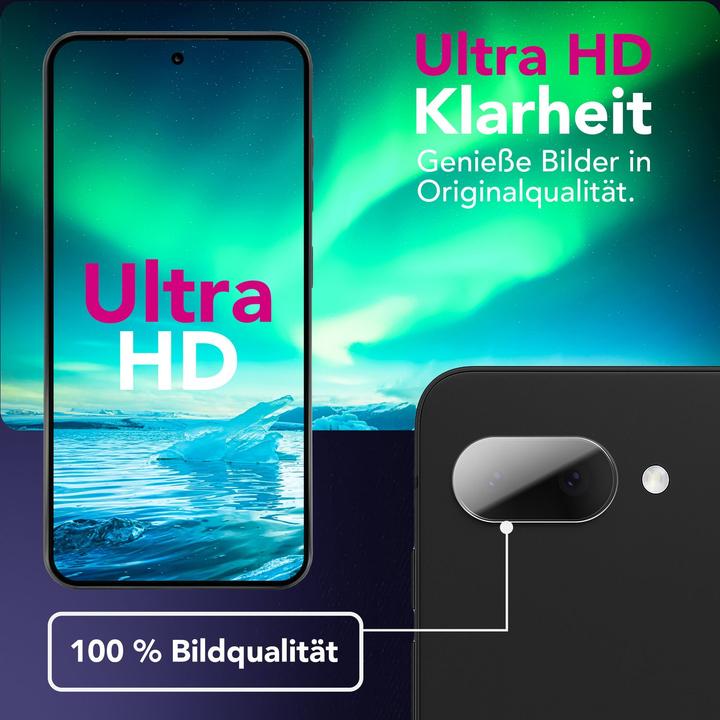 Immagine prodotto Nalia Focus.X2 MAX - Kamera Schutzglas Objektiv Abdeckung Hüllen-kompatibel - Camera Protection Glass (2 Pezzo/i, Google Pixel 9a)