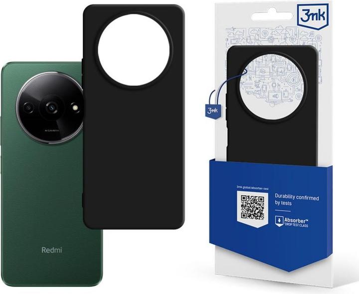 Actual product image 3MK Matt Case Xiaomi Redmi A3 czarny/black (Xiaomi Redmi A3)