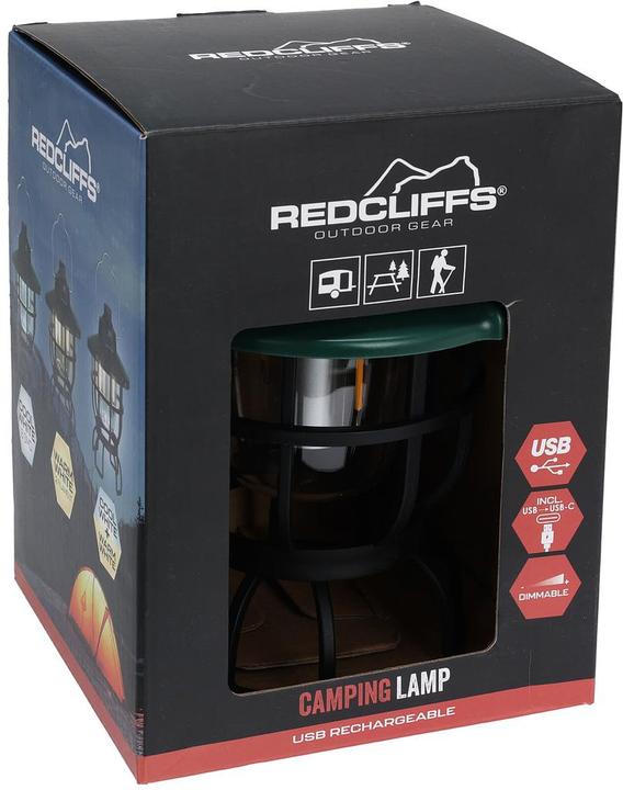 Actual product image Redcliffs Rechargeable camping lamp