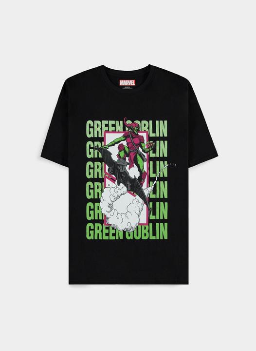 Immagine prodotto Difuzed Spider-Man - Maglietta a maniche corte da uomo di Green Goblin - S (S)