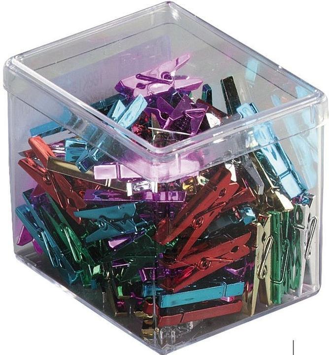 Alco Mini-Wäscheklammern 25mm metallic VE=100 Stück