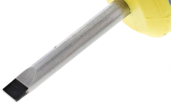 Produktbild Bahco ERGO Schraubendreher für Schlitzschrauben, gerade, mit kurzem Gummigriff, 0,8 mm x 4 mm x 25 mm (Schlitzschrauben)