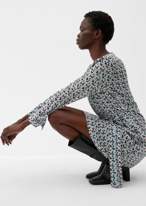 Image du produit s.Oliver Kleid Kleid mit Allover-Muster (38)