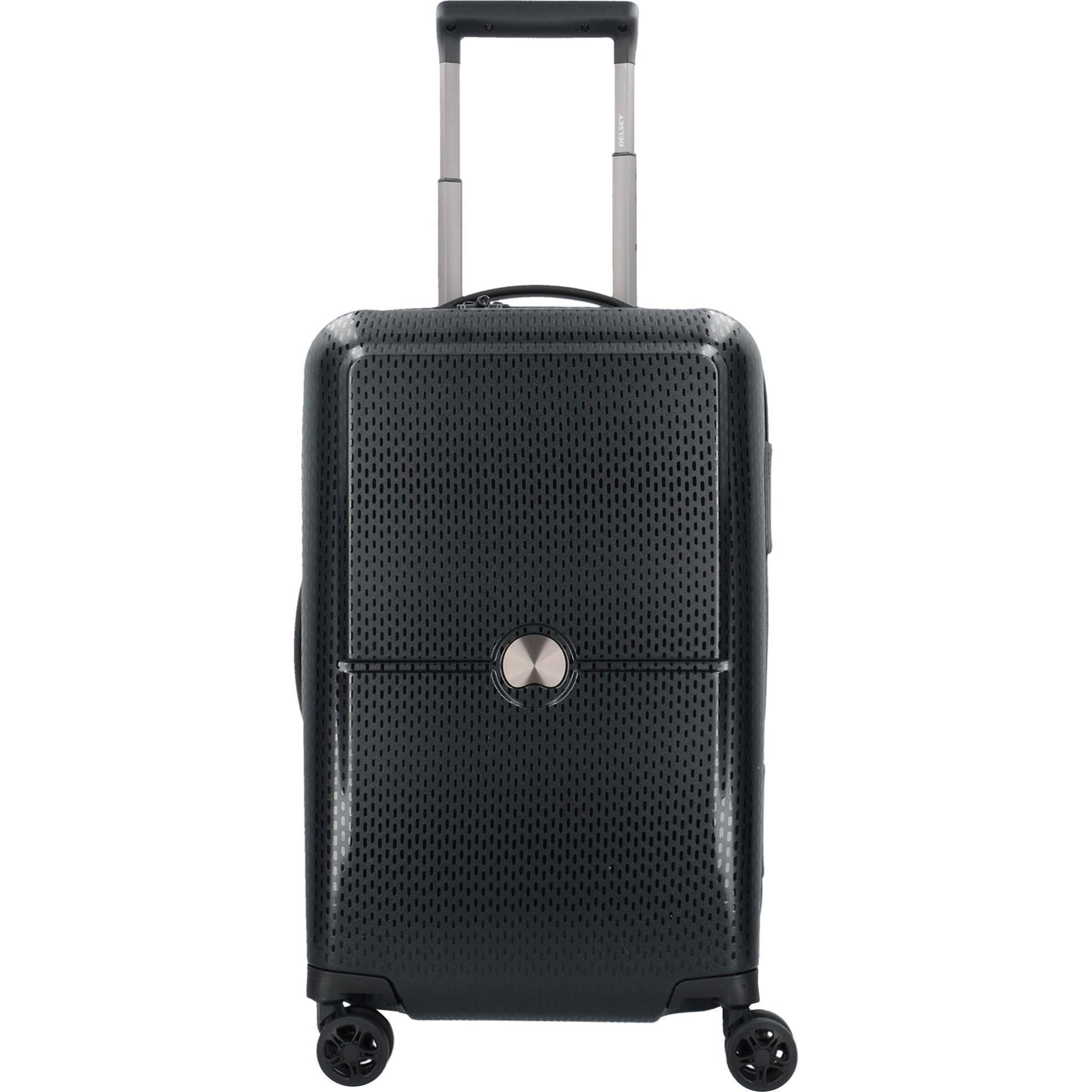 Delsey Nero Valigia, Valigia Turenne 4 Handbagage 55 Cm - Zwart, (40 L)