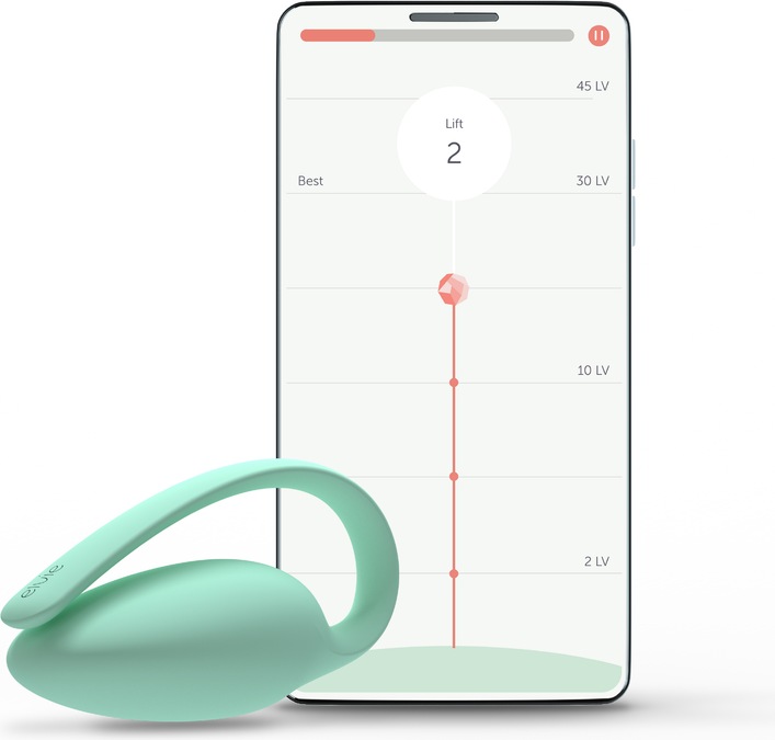 Elvie Trainer - intelligenter Beckenbodentrainer mit App (25 g)