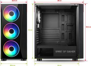 Produktbild Spirit Of Gamer Ghost 3 (ATX, mATX, Mini-ITX)