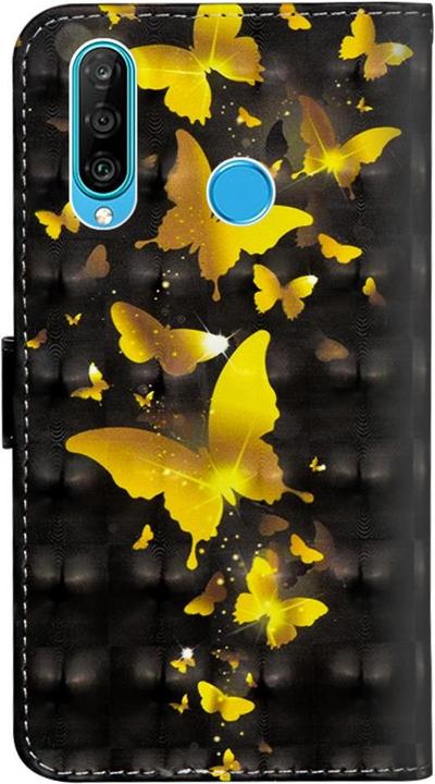 Produktbild Cover-Discount Glitzer Effekt Leder Handyhülle (Huawei P30 Lite)