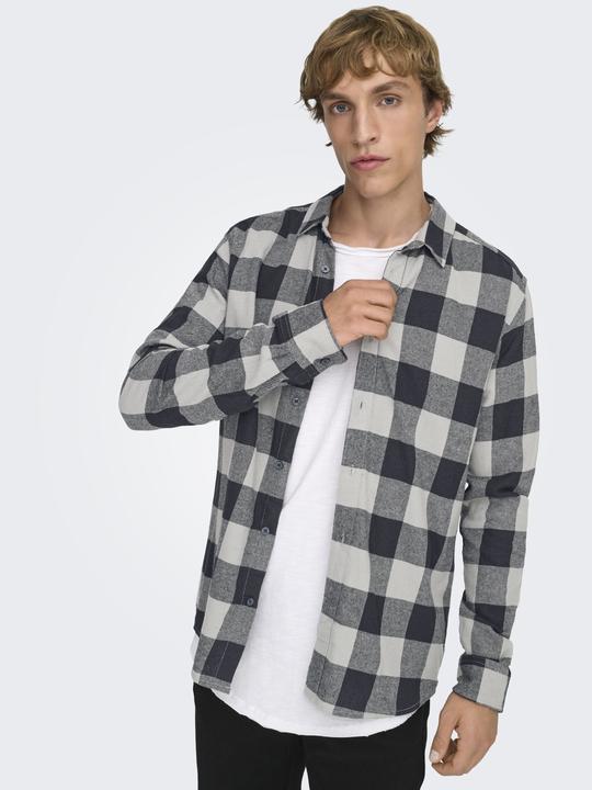 Produktbild Only & Sons Kariertes Langarmhemd (XS)