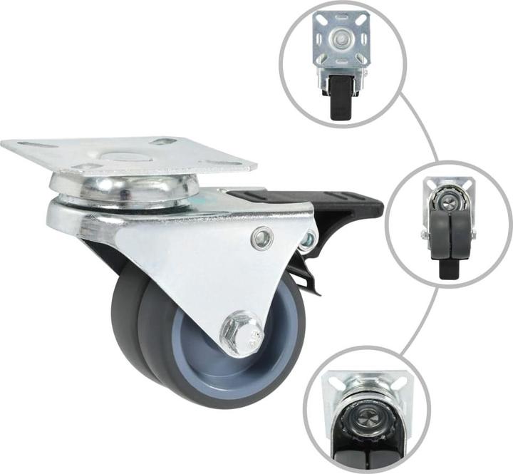 Produktbild vidaXL Lenkrolle