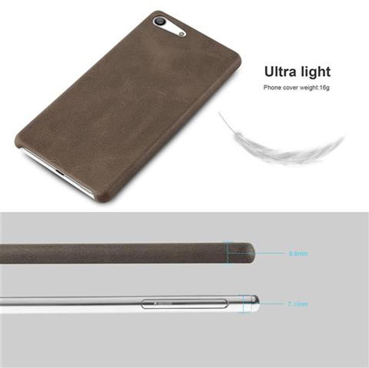 Immagine prodotto Cadorabo Copertina rigida in similpelle con struttura (Sony Xperia M5)