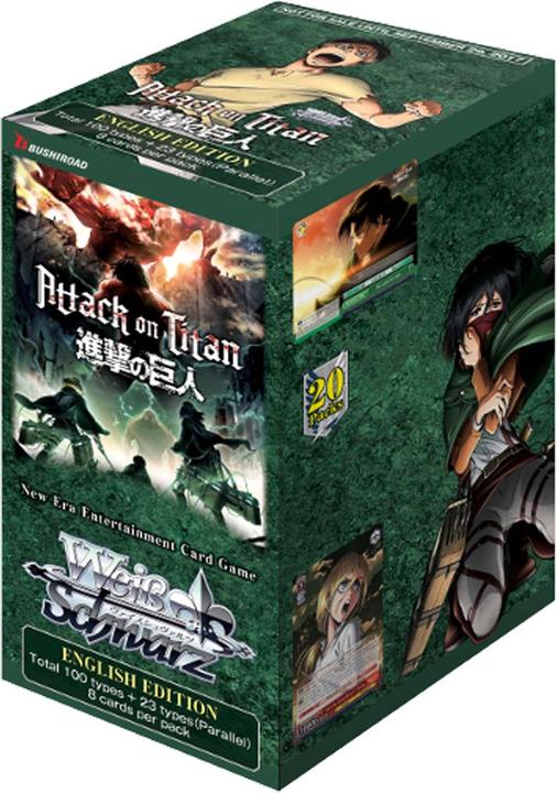 Actual product image Weiss Schwarz Attack on Titan: Vol.2 - Reprint (English, Booster Pack)