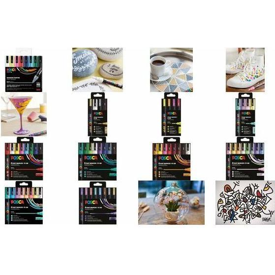 Thumbnail - Posca, Marker, Marker PC-5M Rundspitze (multicolour, 2.50 mm, 8 x)
