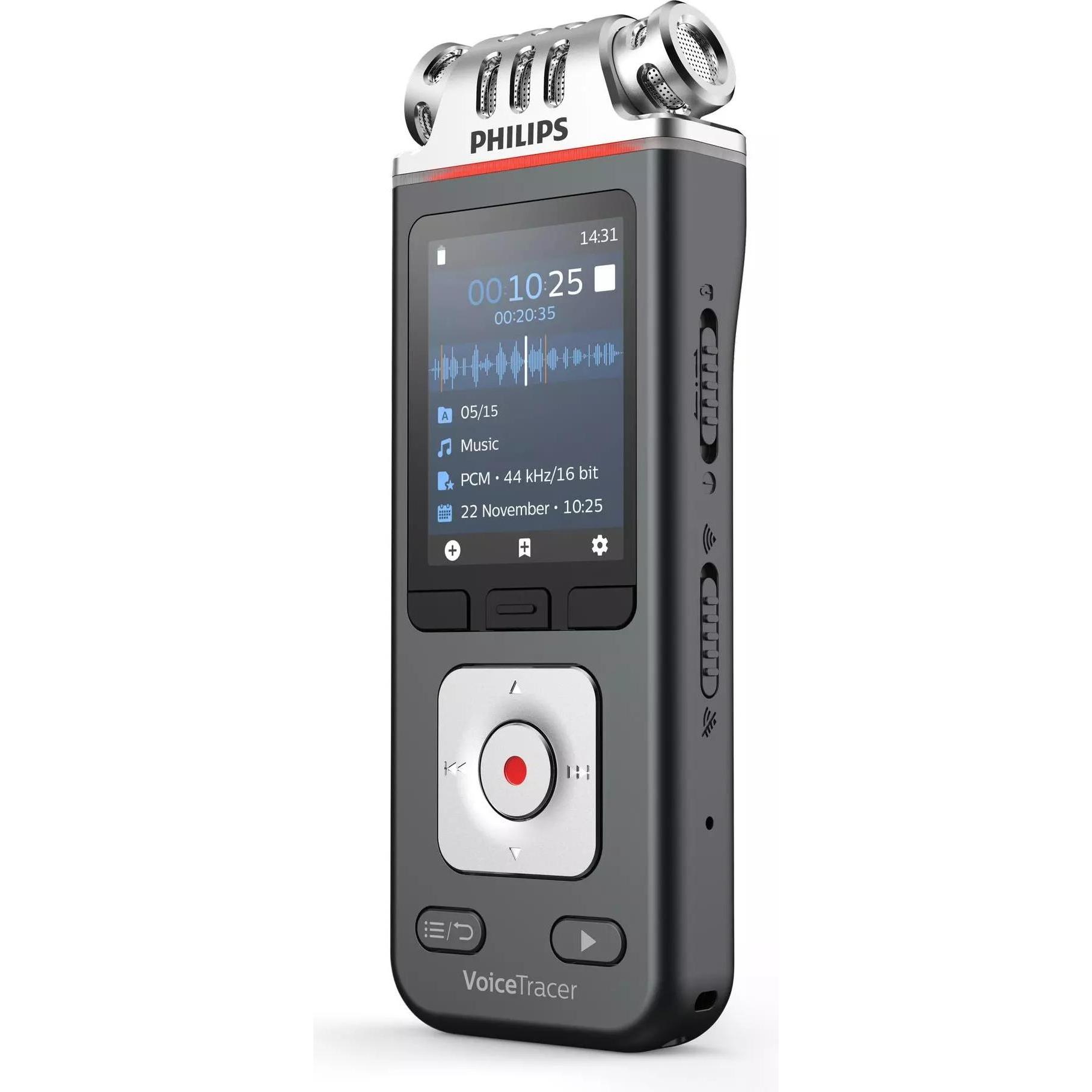 Philips DVT 8115 (8 GB), Diktiergerät, Grau