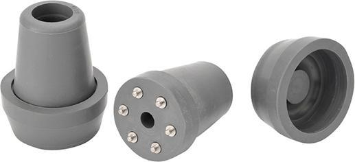 Produktbild Gastrock Krückenkapsel/Gummipuffer mit Spikes und Schutzkappe 16 mm
