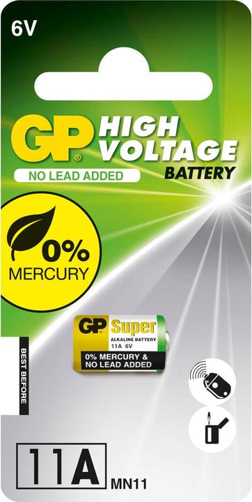 Image du produit GP Batteries Alkaline, 6 V/38 mAh (1 pcs, 11A, 38 mAh)