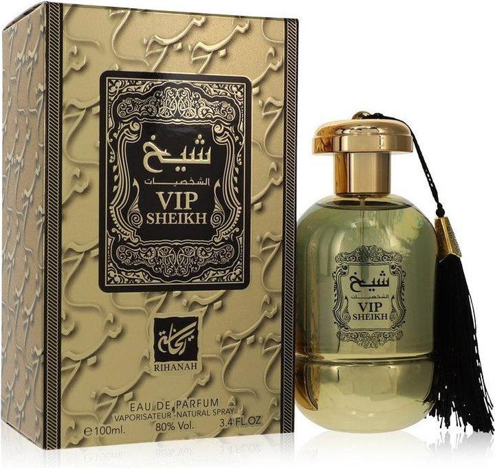 Actual product image Rihanah VIP Sheikh by Eau de Parfum Spray (Unisex) 100 ml (Eau de parfum, 100 ml)