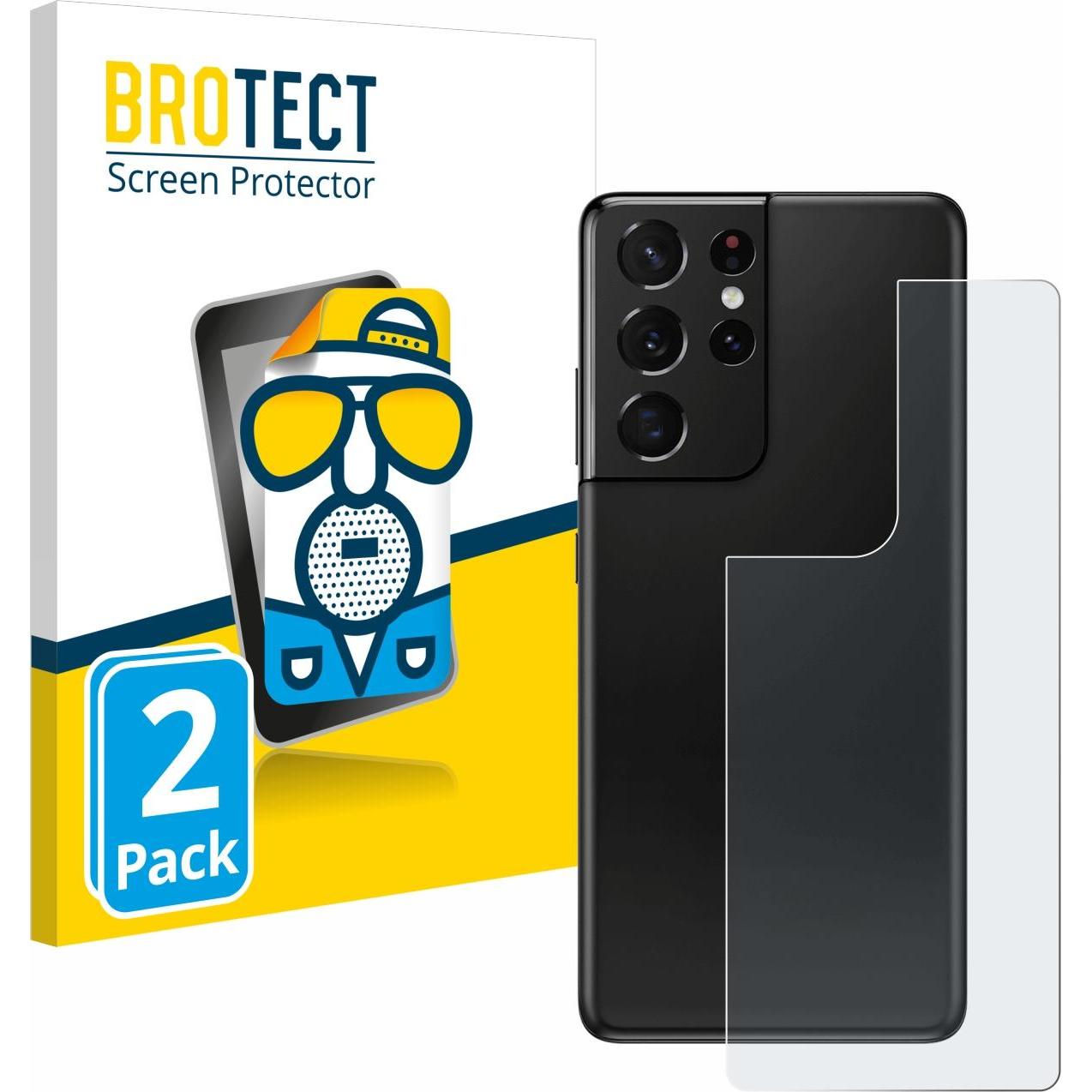 BROTECT Entspiegelungs-Schutzfolie Displayschutz Matt (2 Stück, Samsung Galaxy S21), Smartphone Schutzfolie, Grau