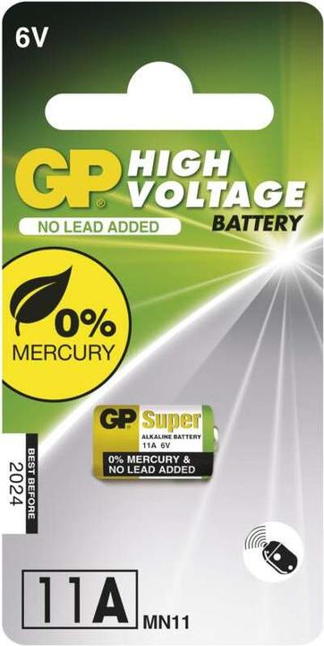 Actual product image GP Batteries Alkaline, 6 V/38 mAh (1 pcs., 11A, 38 mAh)