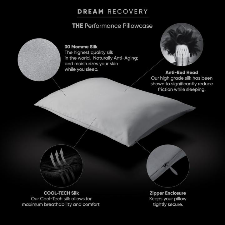 Image du produit Dream Recovery Performance Seiden Kissenbezug 30-Momme-Seide (Taie d'oreiller)