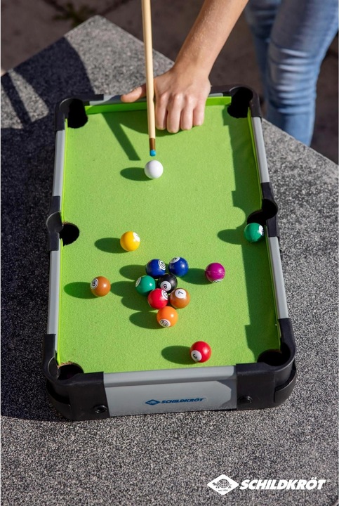 Actual product image Schildkröt Family game mini billiards table