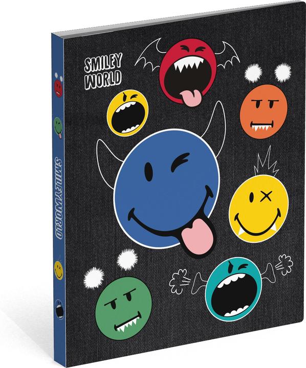 Produktbild Roost Ordner Smiley WD Crazy A4 505071 monster smiley 26x3x32cm (A4, 1 Stück)