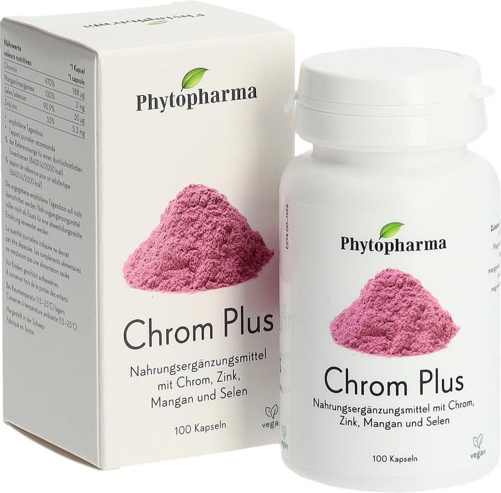 Actual product image Phytopharma Chrom Plus Kaps 100 (100 pcs., Capsules, Pills)