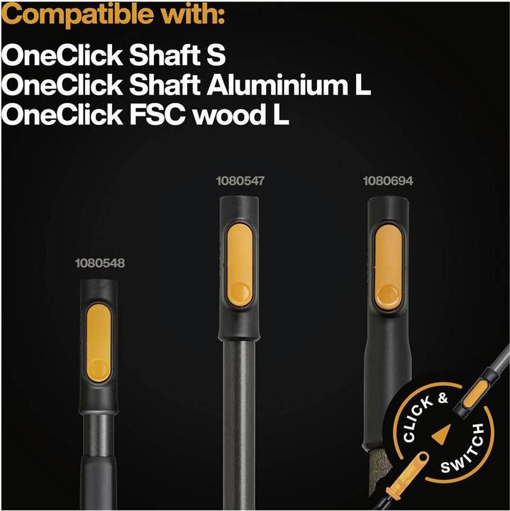 Actual product image Fiskars Small fan broom OneClick