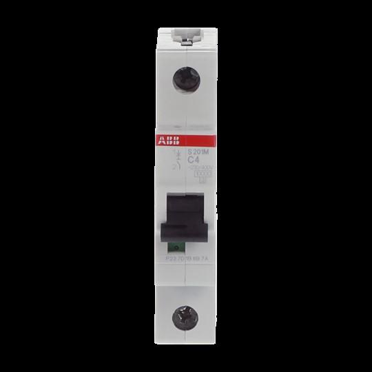 Actual product image ABB Automatic circuit breaker S200 type C 4A 10kA