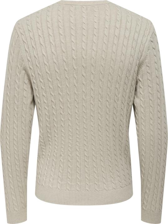 Produktbild Only & Sons Onsloui Reg 12 Cabel Crew Knit Noos (S)