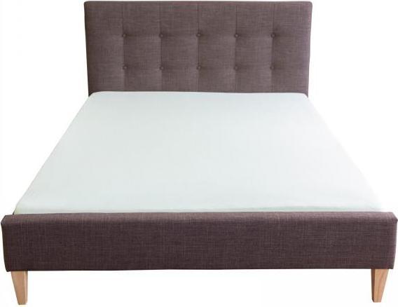 Image du produit Homestyle4u Lit rembourré Lit double Lit en tissu Cadre de lit (180 x 200 cm)