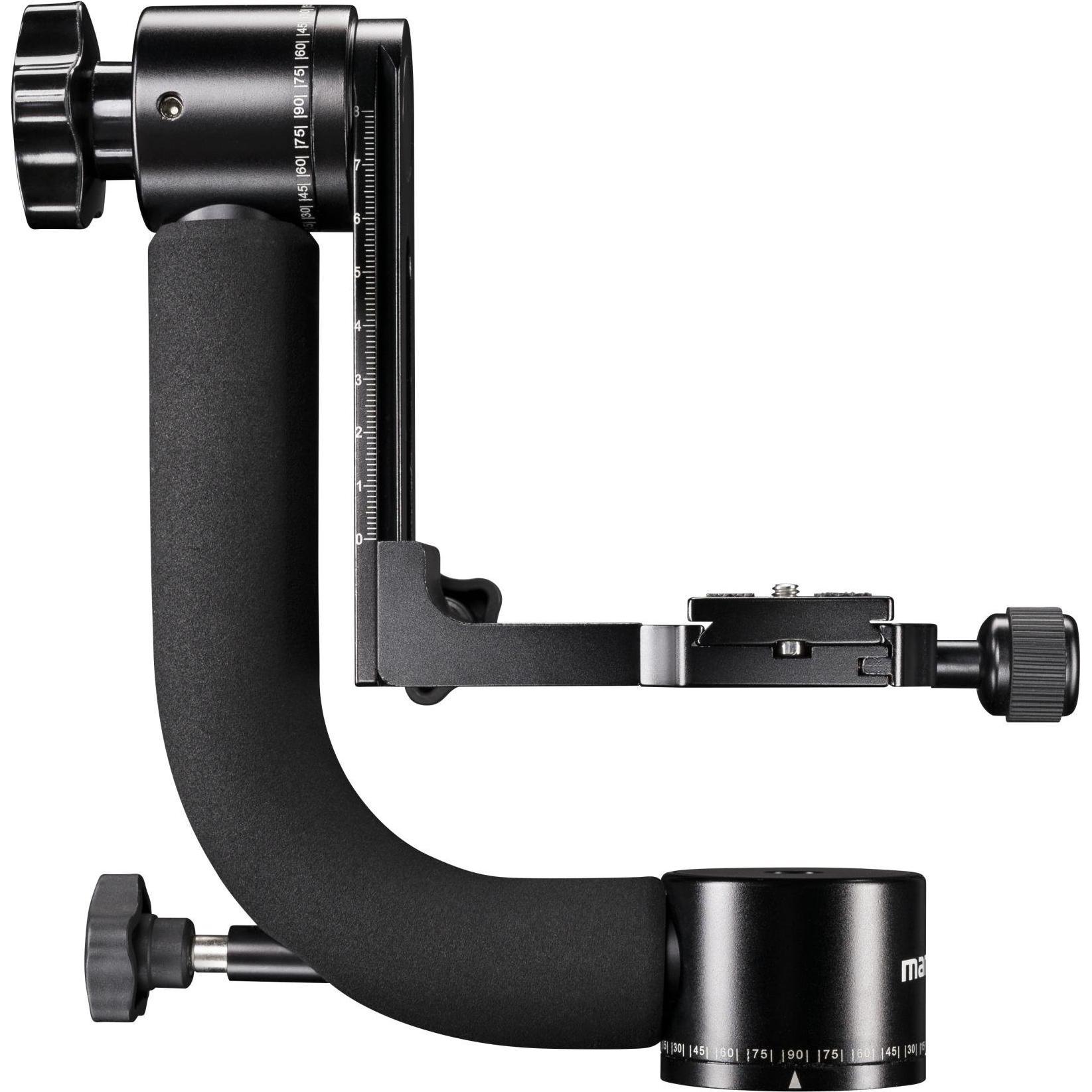 mantona Gimbal KII (Weitere), Stativkopf, Schwarz