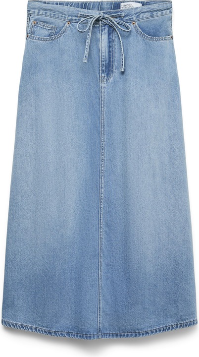 Vero Moda VMHILLA Mittlere Taille Midirock Jeansrock (S)