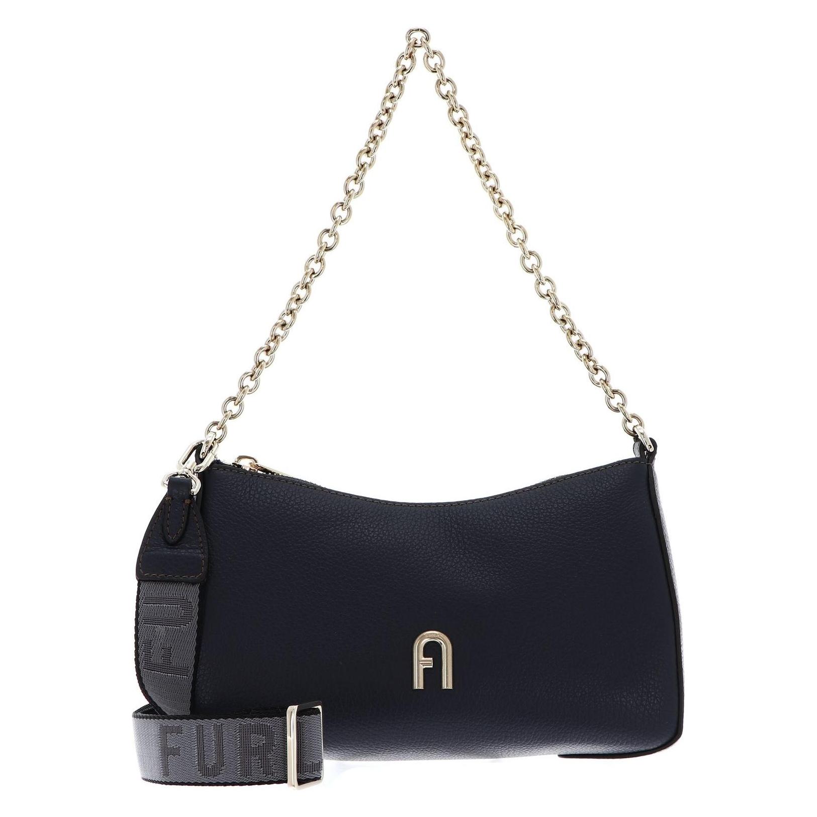 Furla, Damen, Handtasche, Primula Mini Crossbody Double Strap, Blau
