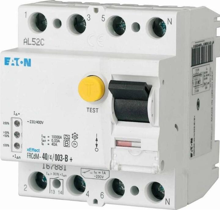 Actual product image Eaton Residual current circuit breaker all current sensitive 4poli