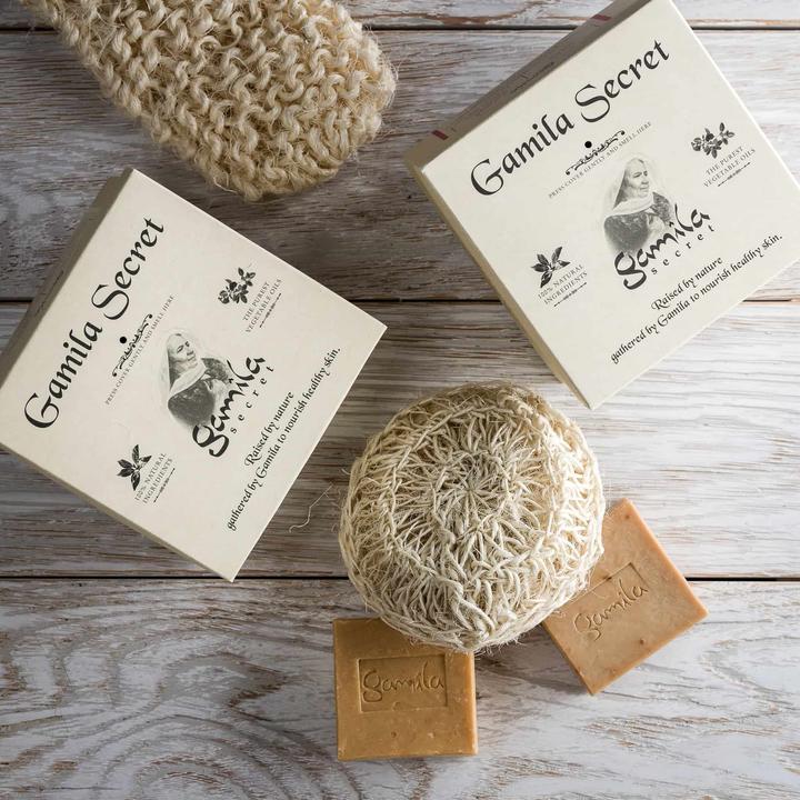 Actual product image Gamila Secret Creamy Vanilla Cleansing Bar for Normal to Dry Skin 115g (Hard soap)