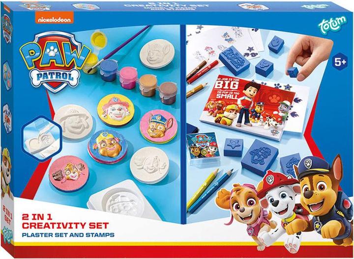 Totum 2in1 PAW Patrol Gipsabdruck- und Stempel-Bastelset