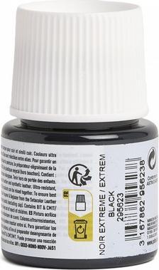 Produktbild Pebeo SetaCuir Lederfarben (extremes Schwarz, 45 ml)