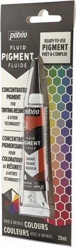 Actual product image Pebeo Fluid Pigment (Orange, 20 ml)