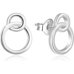 Beneto, Ohrringe, Minimalist silver earrings AGUP1425 puzetka (L)