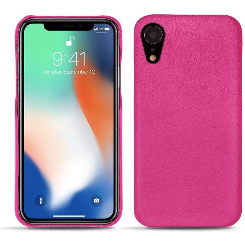 Noreve Lederschutzhülle (Apple iPhone XR), Smartphone Hülle, Rosa