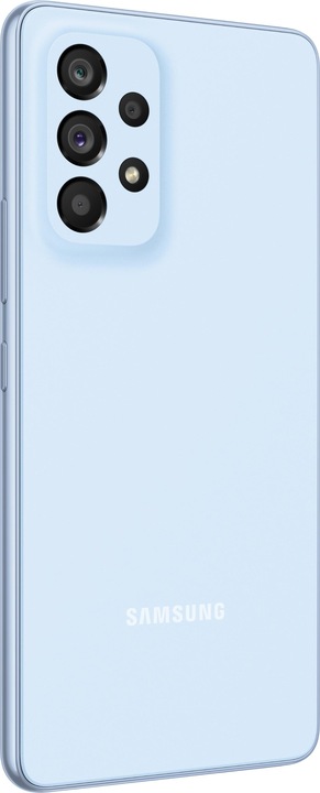 Immagine prodotto Samsung Galaxy A53 5G (128 GB, Blu impressionante, 6.50", Doppia SIM Ibrida, 64 Mpx, 5G)
