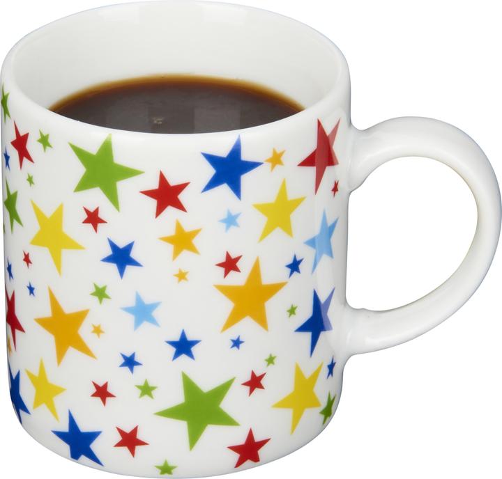 Kitchen Craft Multi-Stars Espresso Cup (80 ml, 1x)
