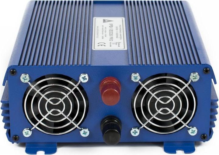 Actual product image Digital AZO 24 VDC / 230 VAC ECO MODE SINUS IPS-1200S PRO 1200W voltage converter