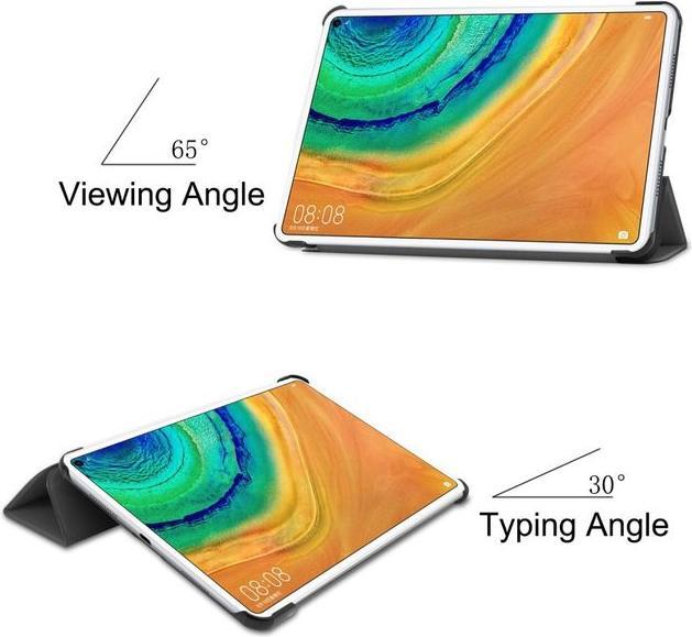 Actual product image Enkay Leather Smart Case triple foldable (Huawei MatePad Pro)