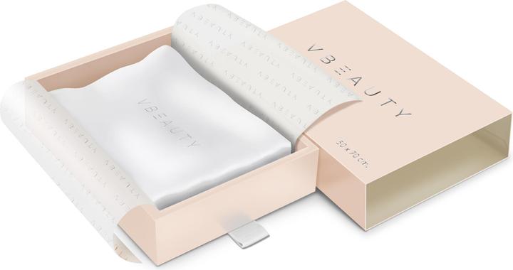 Actual product image VBEAUTY Seidenkissenbezug 65 X 100 Cm Creme (Pillowcase, 65 x 100 cm)