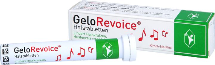 Produktbild GeloRevoice Halstabletten Kirsch-Menthol, 20 St. Tabletten (20 Stück)