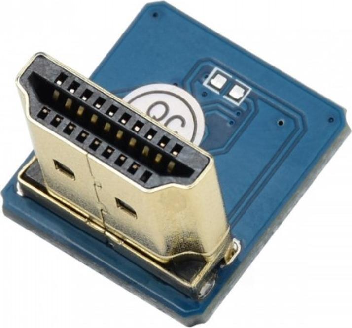 Produktbild WaveShare HDMI Male Stecker vertikal 90° Gewinkelt (0.02 m, HDMI)